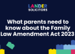 What parents need to know about the Family Law Amendment Act 2023