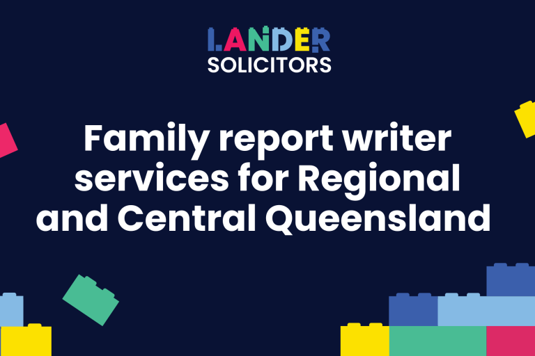 Family report writer services for regional and central Queensland