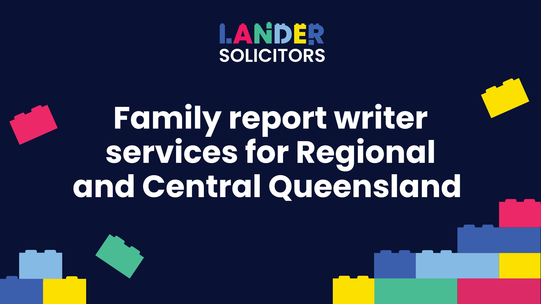 Family report writer services for regional and central Queensland