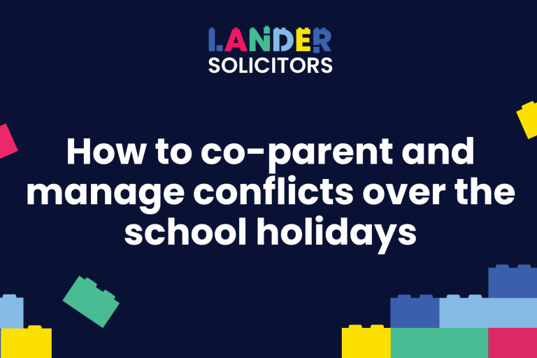 How to co-parent and manage conflict over the school holidays