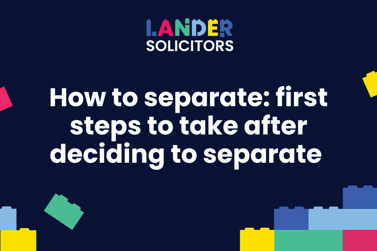 How to separate: first steps to take after deciding to separate