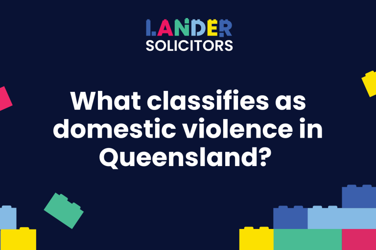 What classifies as domestic violence in Queensland